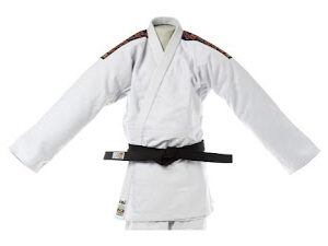 Kimono Judô Trançado Oficial Branco Shihan Adulto